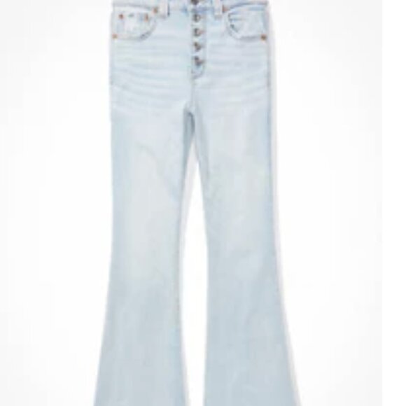 AE Ne(x)t Level Super High-Waisted Flare Jean - Picture 1 of 3